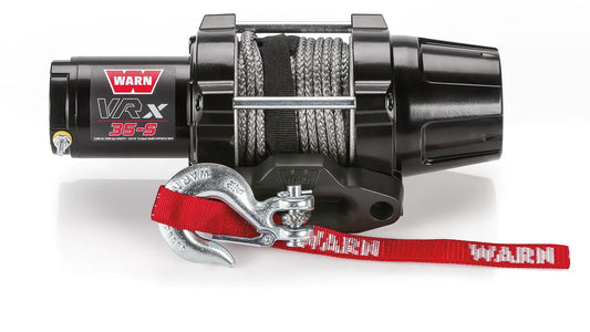 WARN 101030 VRX 35-S ATV UTV Quad Winch 3500 Lb 50' 3/16 Rope Hawse Fairlead