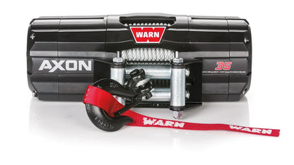 WARN 101135 AXON 35 ATV UTV Quad Winch 3500 Lb 50' 7/32 Cable Roller Fairlead