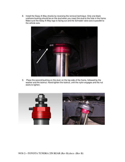 aFe 2.0in Rear Shock Kit | Toyota Tundra (07-17) (102-0052-09)