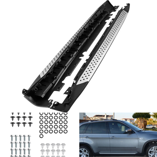 Spec-D Aluminum Side Step Bars | BMW X5 (07-13) (SSBOE-X507-LN)