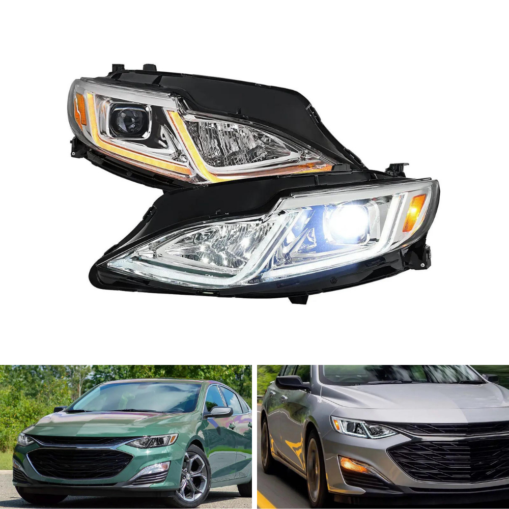 Spec-D Full LED Projector Headlights, Sequential | Chevrolet Malibu (19-24) (2LHE-MBU19-SQ-RS)