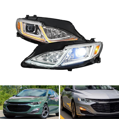 Spec-D Full LED Projector Headlights, Sequential | Chevrolet Malibu (19-24) (2LHE-MBU19-SQ-RS)