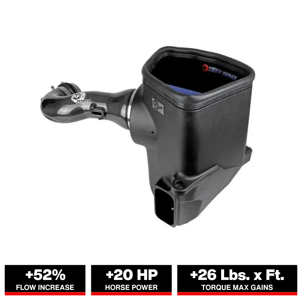 aFe Track Series Stage-2 CF Cold Air Intake w/ Pro 5R | GM Trucks (19-20) (57-10015R)