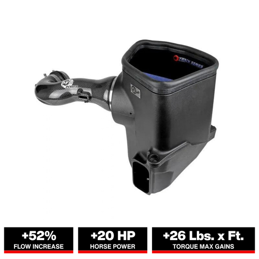 aFe Track Series Stage-2 CF Cold Air Intake w/ Pro 5R | GM Trucks (19-20) (57-10015R)