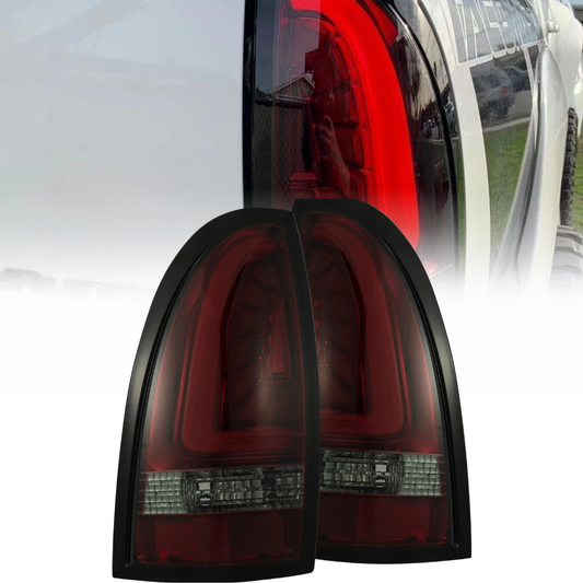 AlphaRex PRO-Series LED Tail Lights Red Smoke | Toyota Tacoma (05-15) (680040)