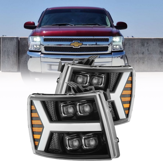AlphaRex NOVA-Series LED Projector Headlights Chevy Silverado 1500HD (07-13) (880208)