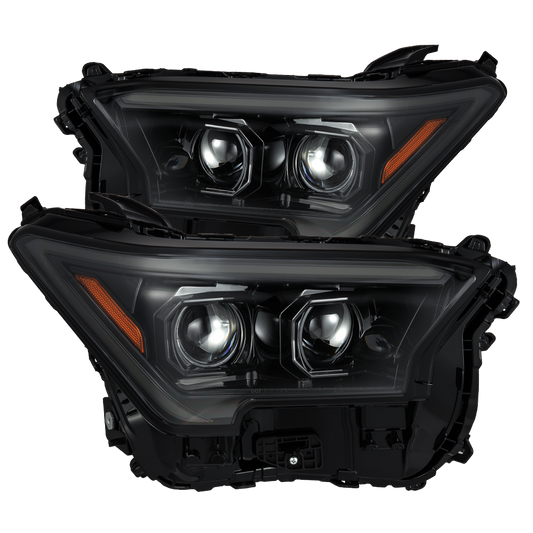 AlphaRex 24-25 Toyota Tacoma / 25-up 4Runner LUXX-Series LED Projector Headlights Alpha-Black