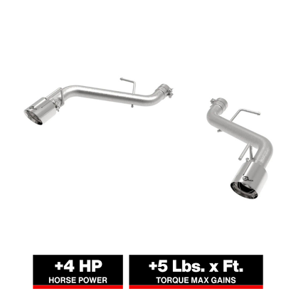 aFe MACH Force-Xp 2.5in SS Axle-Back Exhaust | Chevrolet Camaro SS (16-22) (49-44118-P)