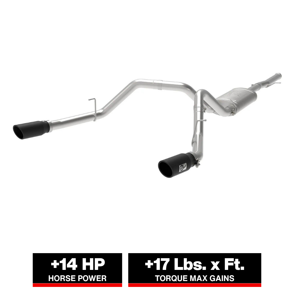 aFe 3in SS Cat-Back Exhaust GM Sierra 1500 (09-18) (49-44111-B)