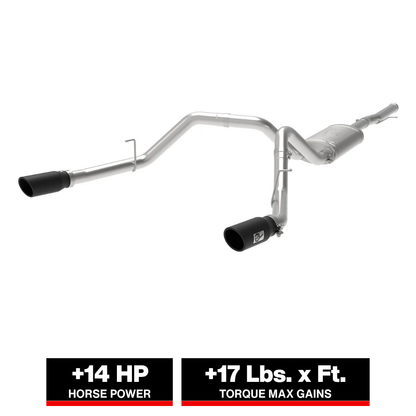aFe 3in SS Cat-Back Exhaust GM Sierra 1500 (09-18) (49-44111-B)