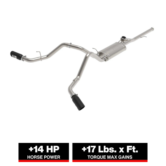 aFe Gemini XV 3in SS Cat-Back Exhaust | Chevy Silverado 1500 LD (14-18) (49-34132-B)