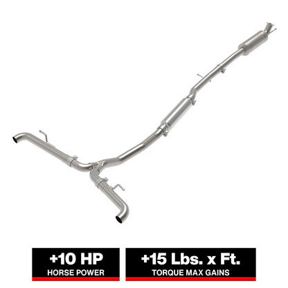 aFe 2.5in to 2.25in SS Cat-Back Exhaust | Mercedes GLA250 14-19 (49-36503)