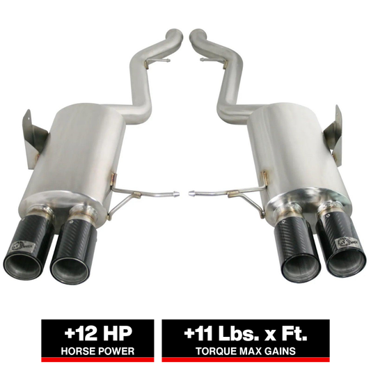 aFe 2.5in 304 SS Cat-Back Exhaust | BMW M3 (E90) (08-13) (49-36311-C)