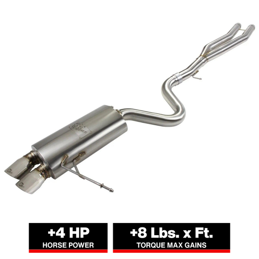 aFe 2.5in SS Cat-Back Exhaust | BMW 328i (07-13) E92/93 (49-36313)