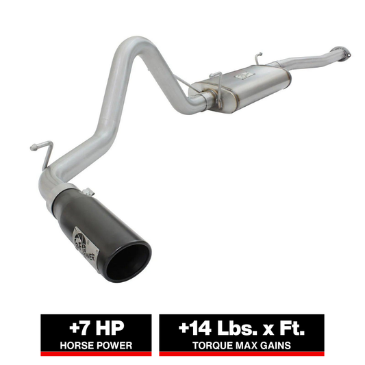 aFe 2.5in SS Cat-Back Exhaust | Toyota Tacoma (13-14) (49-46024-B)