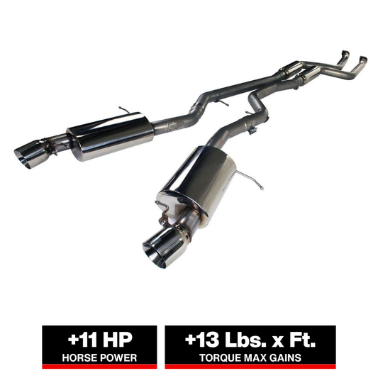 aFe 2.75in SS Cat-Back Exhaust | BMW 335i L6-3.0L N55 E90/E92 (11-12) (49-36306)
