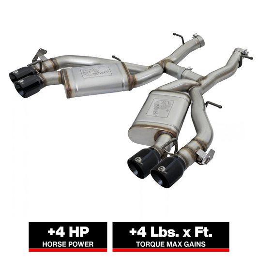 aFe 3in SS Axle-Back | Chevy Camaro SS ZL1 (16-17) (49-34068-B)