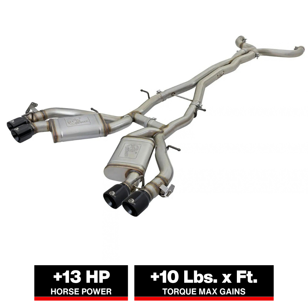 aFe MACH Force-Xp 3in SS Cat-Back D&S Exhaust | Chevy Camaro SS V8-6.2L (16-17) (49-34069-B)