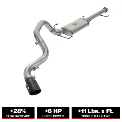 aFe 3in SS Cat-Back Exhaust w/ Black Tips | Toyota FJ Cruiser (07-14) (49-46003-1B)
