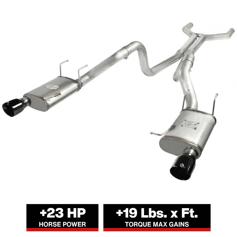 aFe 3in SS Cat-Back Exhaust | Ford Mustang GT V8 5.0L (11-14) (49-43049-B)