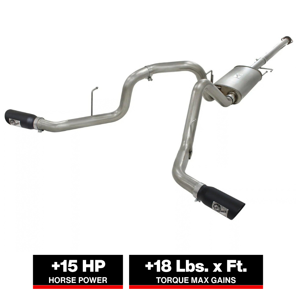 aFe 3in SS Cat-Back Exhaust | Ford F150 EcoBoost V6-3.5L TT (11-14) (49-43056-B)