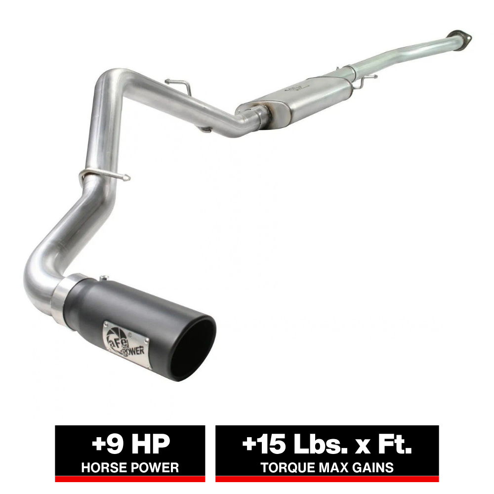 aFe 3in SS Cat-Back Exhaust GM 99-03 Silverado/Sierra (49-44012-B)