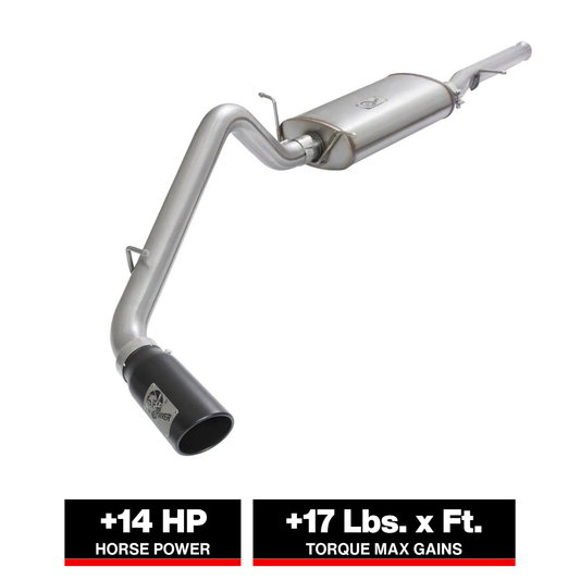 aFe 3in 409 SS Cat-Back Exhaust GM Silverado 1500 09-17 (49-44072-B)