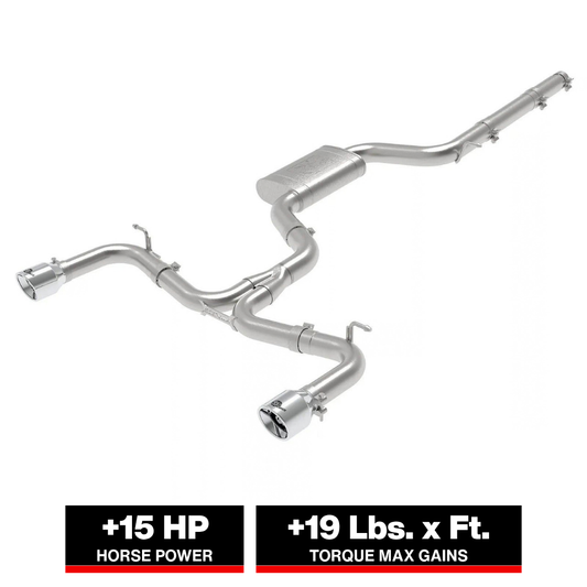 aFe 3in to 2.5in SS Cat-Back Exhaust VW GTI (15-17) (49-36418-P)