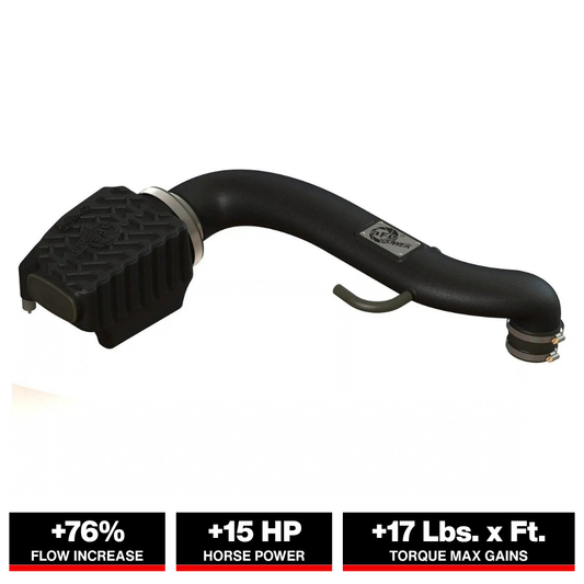 aFe Momentum GT Pro DRY S Stage-2 Intake System | Jeep Wrangler (TJ) L6 4.0L (97-06) (51-76202)
