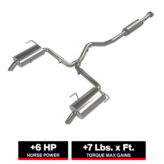 aFe Takeda 2.5in to 2.25in 304 SS Cat-Back Exhaust Subaru Outback 20-24 (49-36805)