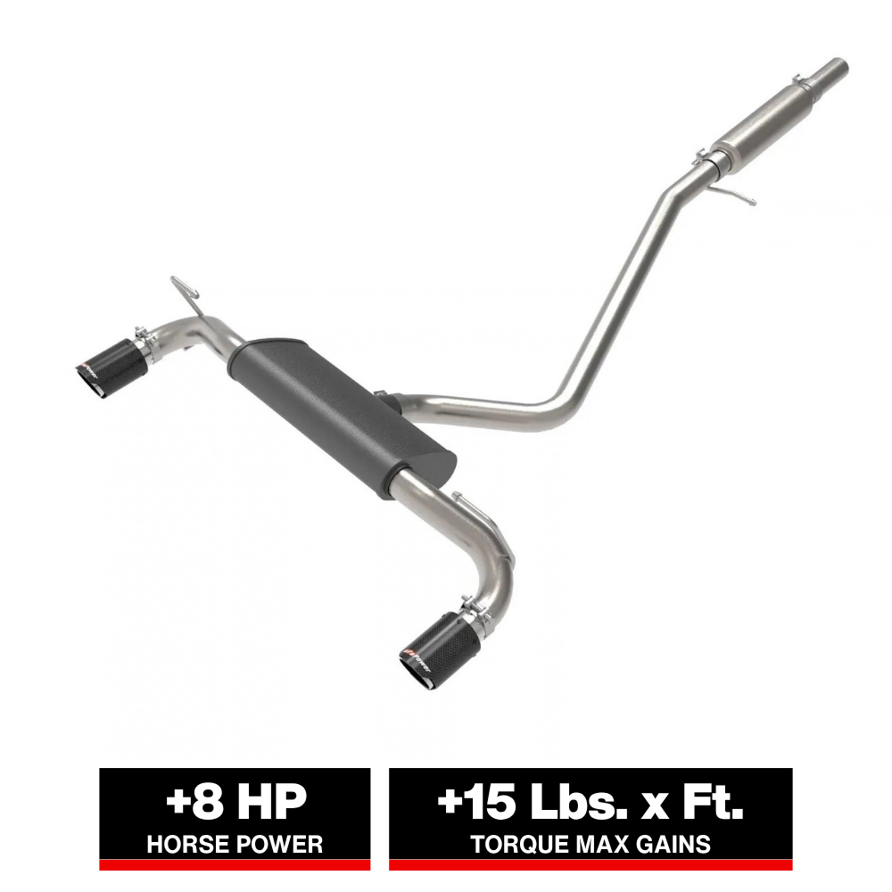 aFe 2.5in SS Vulcan Cat-Back Exhaust | Ford Bronco Sport (21-23) (49-33142-C)
