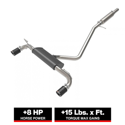 aFe 2.5in SS Vulcan Cat-Back Exhaust | Ford Bronco Sport (21-23) (49-33142-C)