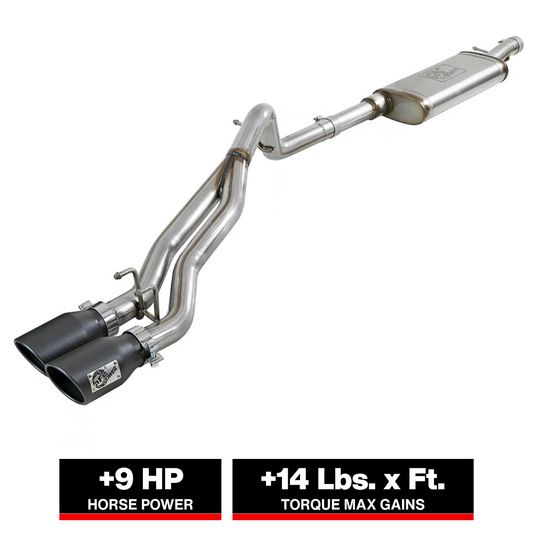aFe Rebel 2.5in 409 SS D&S Cat-Back Exhaust Jeep Wrangler V6 (07-17) (49-48054-B)