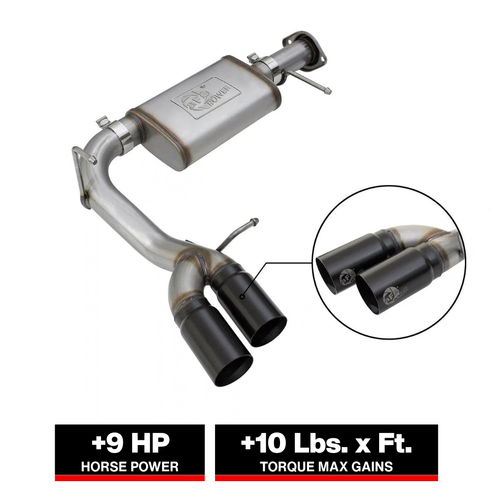 aFe Rebel 3in SS Cat-Back Exhaust | Chevy Colorado / GMC Canyon (15-20) (49-44061-B)