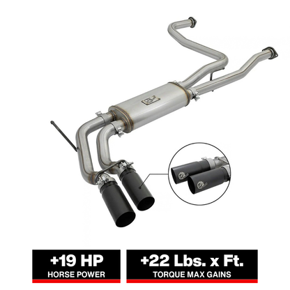 aFe Rebel 3in SS Cat-Back Exhaust | Nissan Titan V8-5.6L (04-15) (49-46124-B)