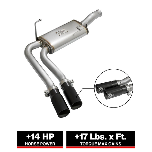 aFe 3in to 2.5in SS Cat-Back Exhaust | Silverado/Sierra V6/V8 (09-16) (49-44070-B)