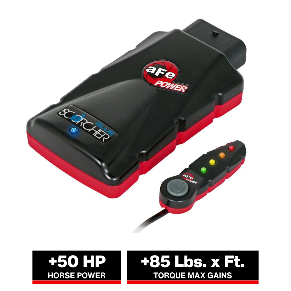 aFe SCORCHER BLUE Bluetooth Capable Power Module | Ford Diesel Trucks V8-6.7L (11-16) (77-83014)