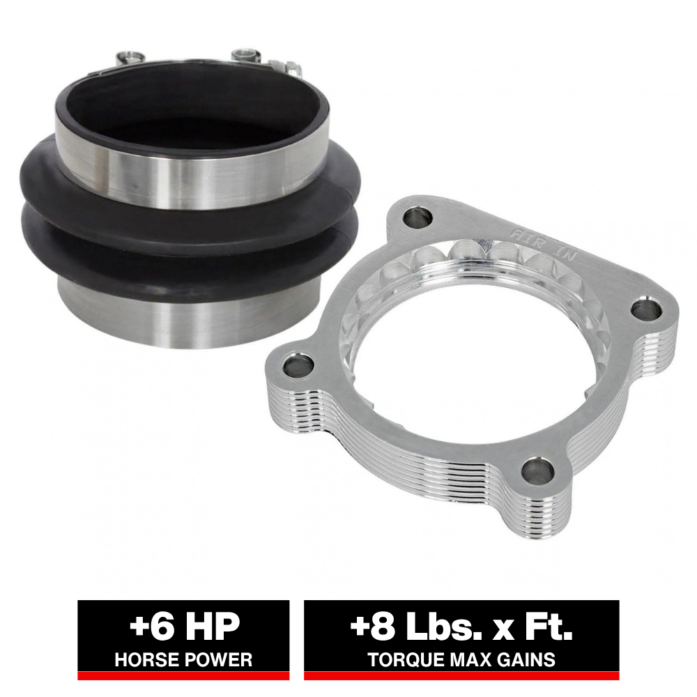 aFe Silver Bullet Throttle Body Spacer Kit | Nissan Patrol V8 5.6L (10-16) (46-36004)