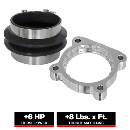 aFe Silver Bullet Throttle Body Spacer Kit | Nissan Patrol V8 5.6L (10-16) (46-36004)