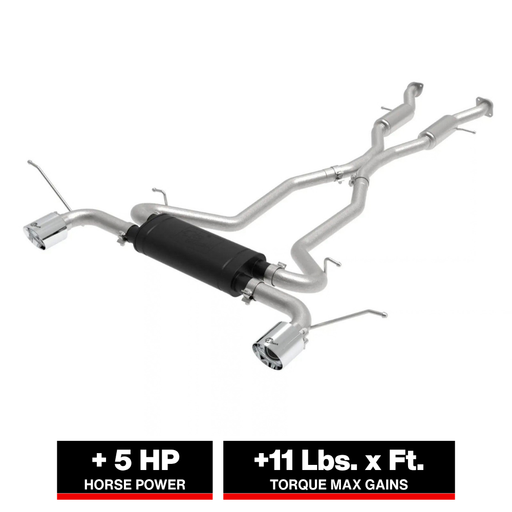 aFe Vulcan 2.5in SS Cat-Back Exhaust | Jeep GC WK2 11-19 (49-38085-P)