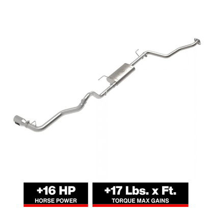 aFe Apollo GT 2.5-3in 409 SS Polished Cat-Back Exhaust Toyota Tacoma (24) (49-46071-P)
