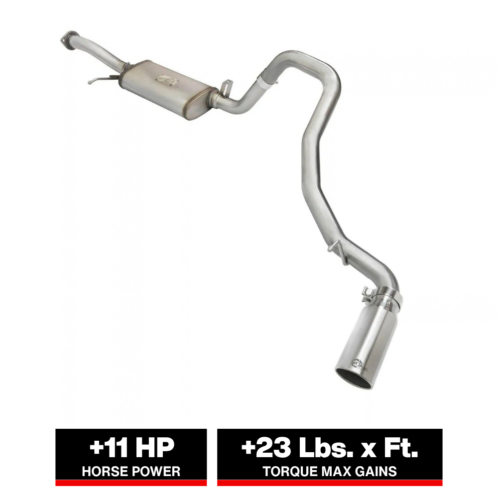 aFe MACH Force-Xp 2-1/2in SS Cat-Back Exhaust | Nissan Patrol V6 4.8L (01-19) (49-36115-P)