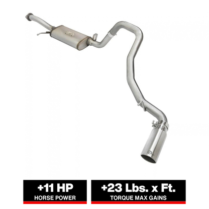 aFe MACH Force-Xp 2-1/2in SS Cat-Back Exhaust | Nissan Patrol V6 4.8L (01-19) (49-36115-P)