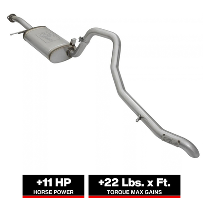 aFe MACH Force-Xp 2-1/2in SS Cat-Back Hi-Tuck Exhaust | Nissan Patrol Y61 I6-4.8L (01-16) (49-46122)