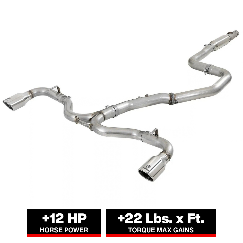 aFe Takeda 3in to 2.5in SS Cat-Back Exhaust | Hyundai Elantra GT Sport (18-20) (49-37003-1P)