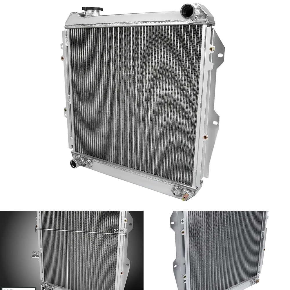 Spec-D Aluminum 3-Row Perf Radiator | Toyota Pickup/4Runner V6 (88-95) (RAD3-PIK88)