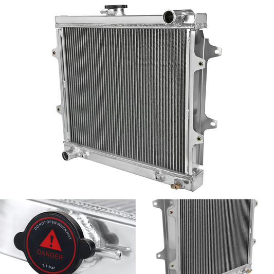 Spec-D 3-Row Aluminum Perf Radiator | Toyota Pickup/4Runner 2.4L (84-95) (RAD3-PIK84)