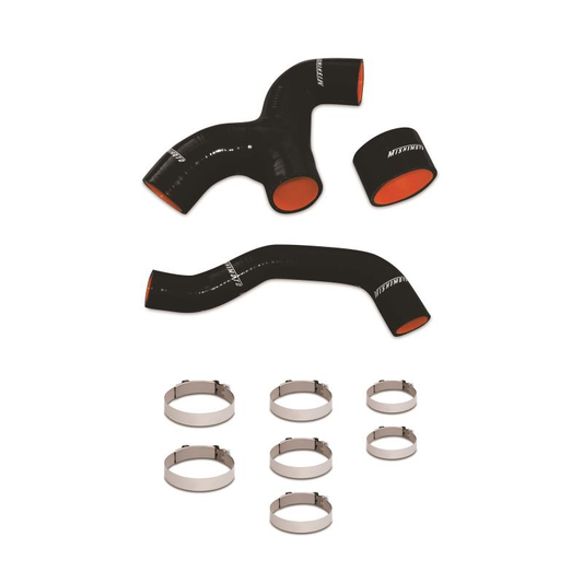 Mishimoto 02-05 Subaru WRX Black Silicone Intercooler Hoses-WheelFlip