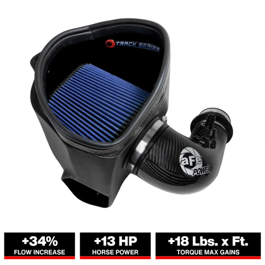 aFe Track Series Carbon Fiber Cold Air Intake w/ Pro 5R Filter | BMW Z4 30i L4-2.0L (19-22) (57-10026R)