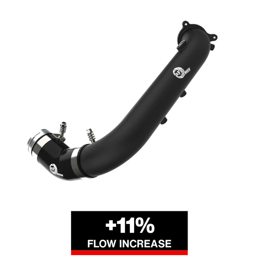 aFe BladeRunner 2-3/4in Black Aluminum Charge Pipe | Toyota Supra GR 2.0L (21) (46-20488-B)
